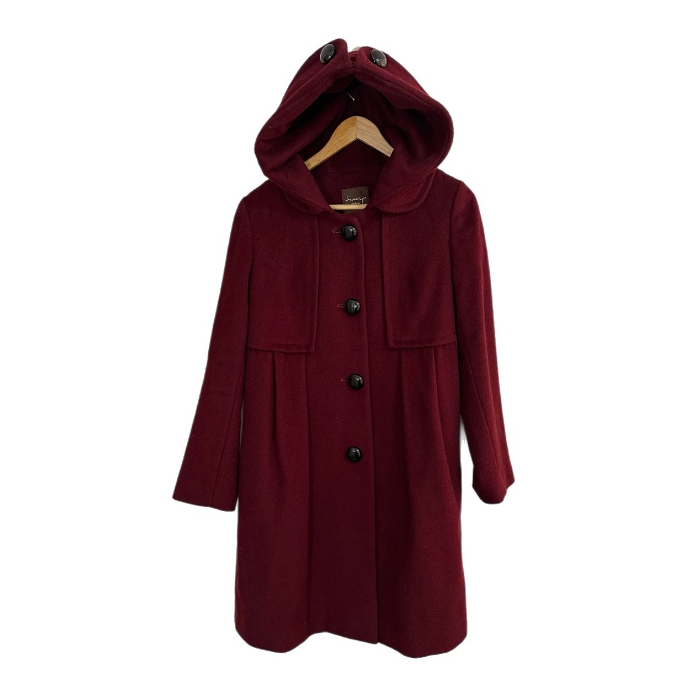 Unique Wool-Blend Coat - Petite Small/Extra Small